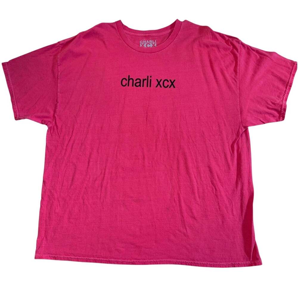 Charli XCX Talk Talk hyper pop Brat red shirt Size 2XL